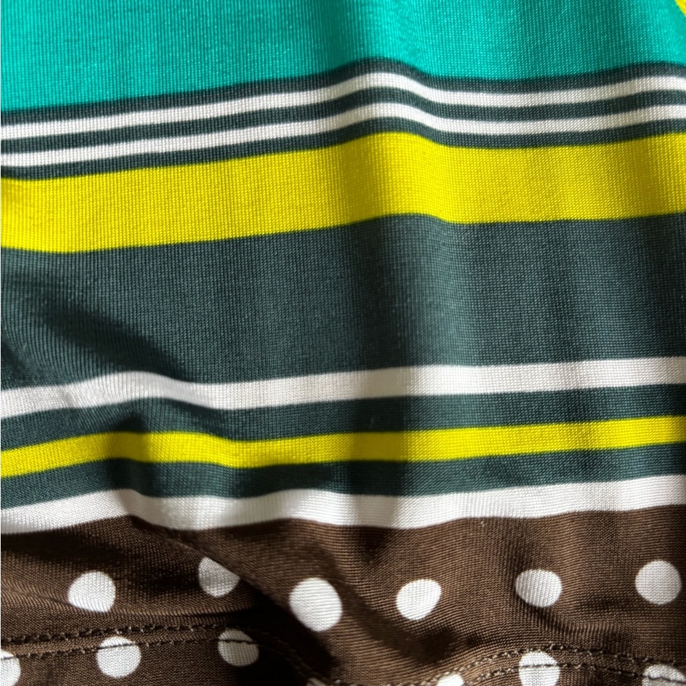 Luisa Cerano Striped and Polka Dots Dress - Picture 3 of 16